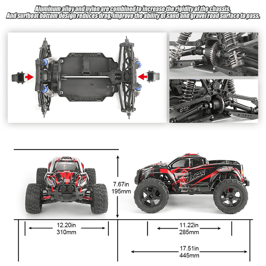 Remo hobby MMAX 4X4 Brushless 1/10 4WD RTR Monster Truck
