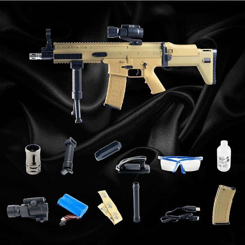 Jinming Gen8 SCAR V2 Gel Blaster with Upgraded Nylon Gearbox