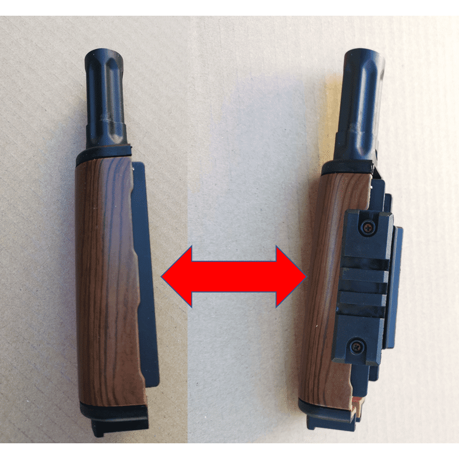 RX AKM-47 V4 GEL BLASTER UPGRADED 11.1V AND METAL GEAR & BARREL WITH BLOWBACK ADULT SIZE