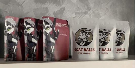 Goats balls hard gel balls