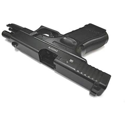 DOUBLE BELL Glock 19 GEN4 Gas Blowback Gel Blaster Full Engraving Resin Frame Edition Green Gas Version