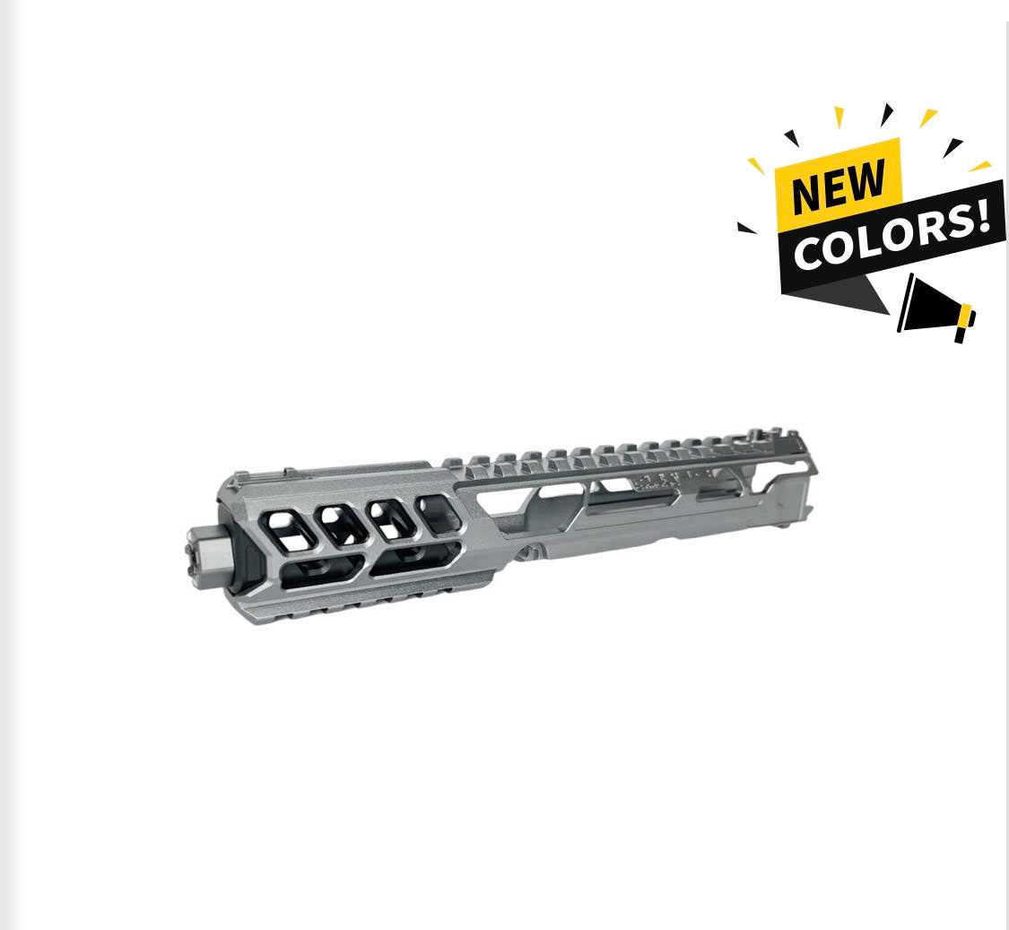 AAP-01/C FUKU-2 CNC UPPER SET – Long CUTOUT Version Grey/ Black CTM- for GEL BLASTER