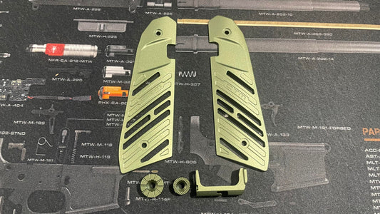CTM Fuku-2 Frame Set CNC Aluminum Accessories – for GEL BLASTER – Green