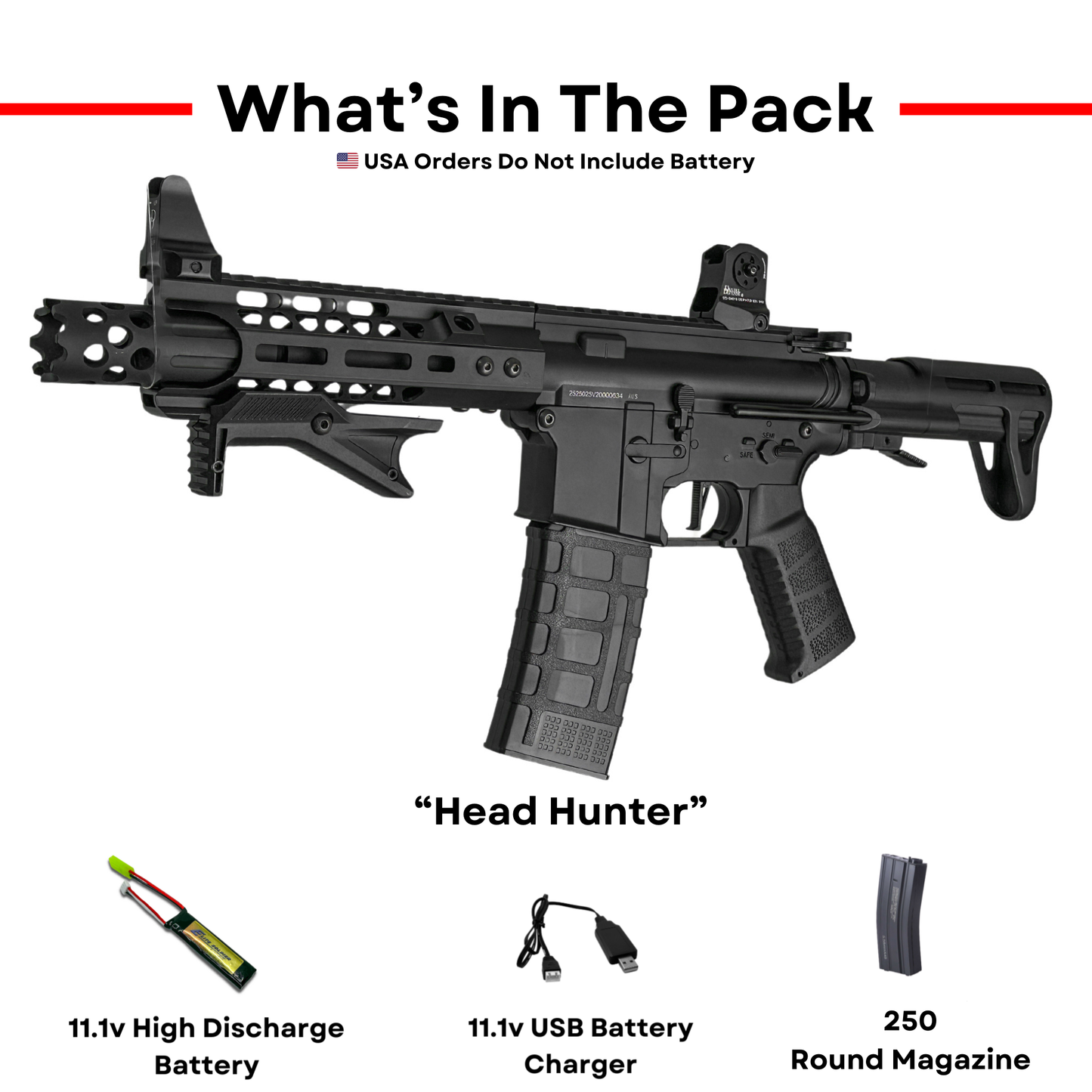 "CQB Phantom" Comp CGB Custom - Gel Blaster (Metal)