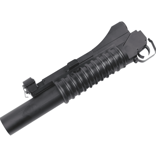 Double Bell M-55L M203 Long Metal Grenade Launcher Gas Powered Gel Blaster Colour: Black