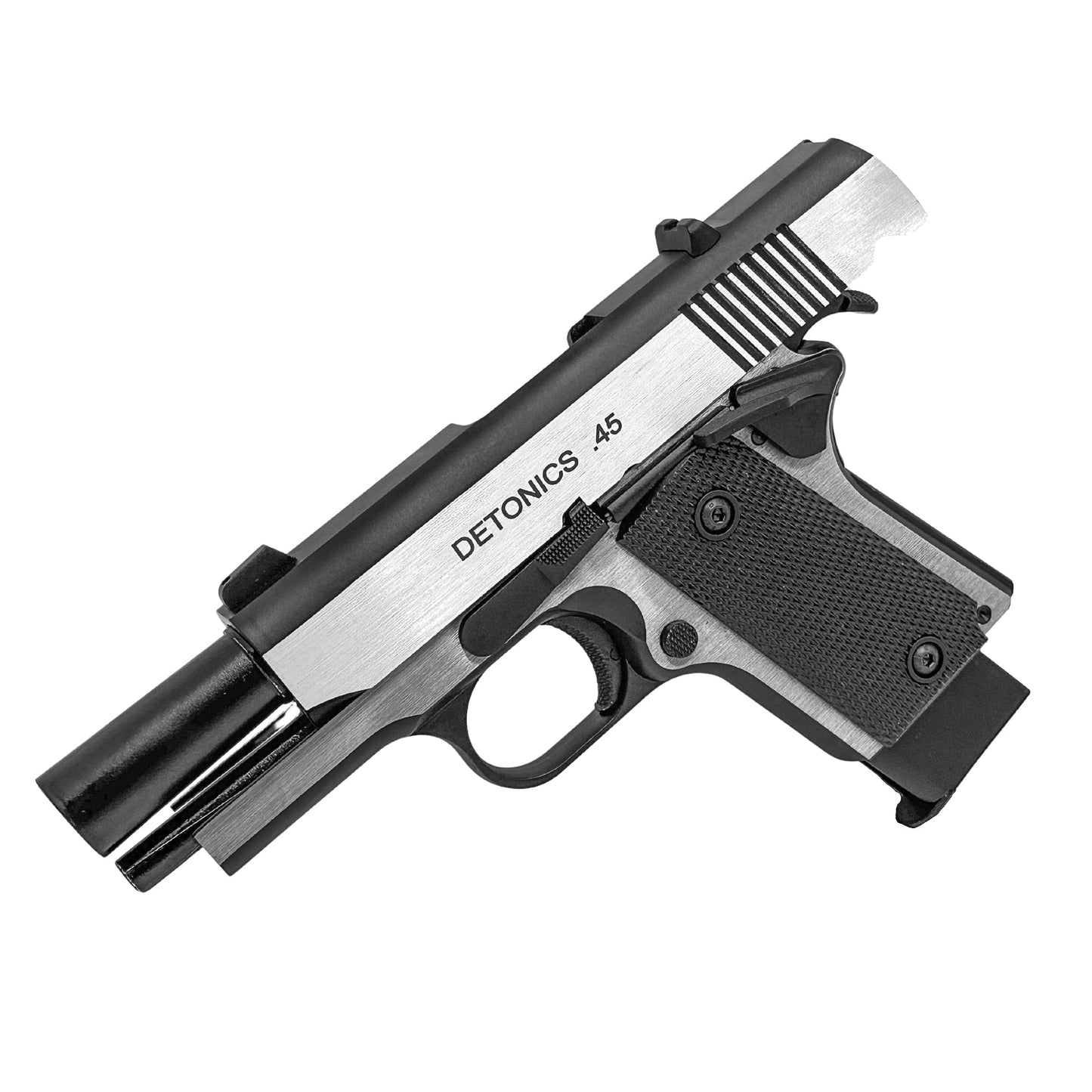 Double Bell Detonics 1911 Stainless Green Gas Pistol