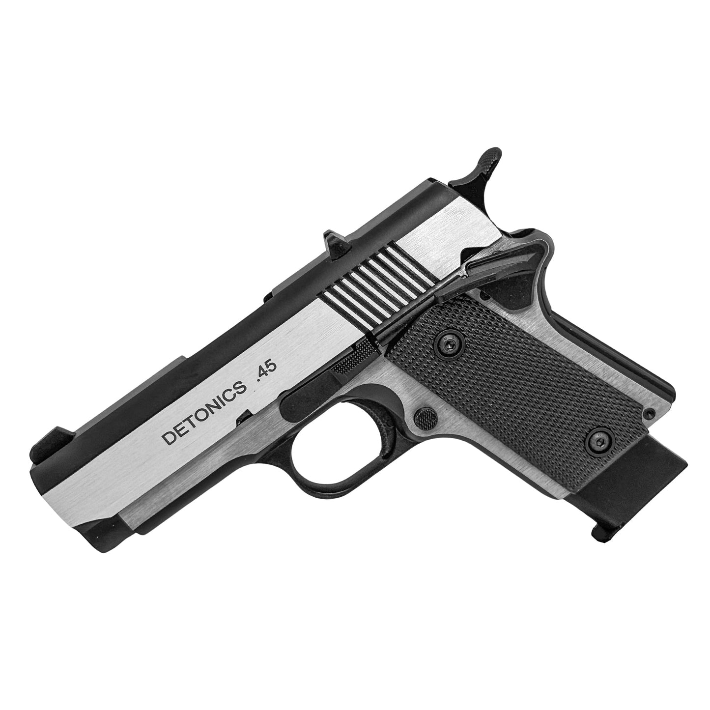 Double Bell Detonics 1911 Stainless Green Gas Pistol