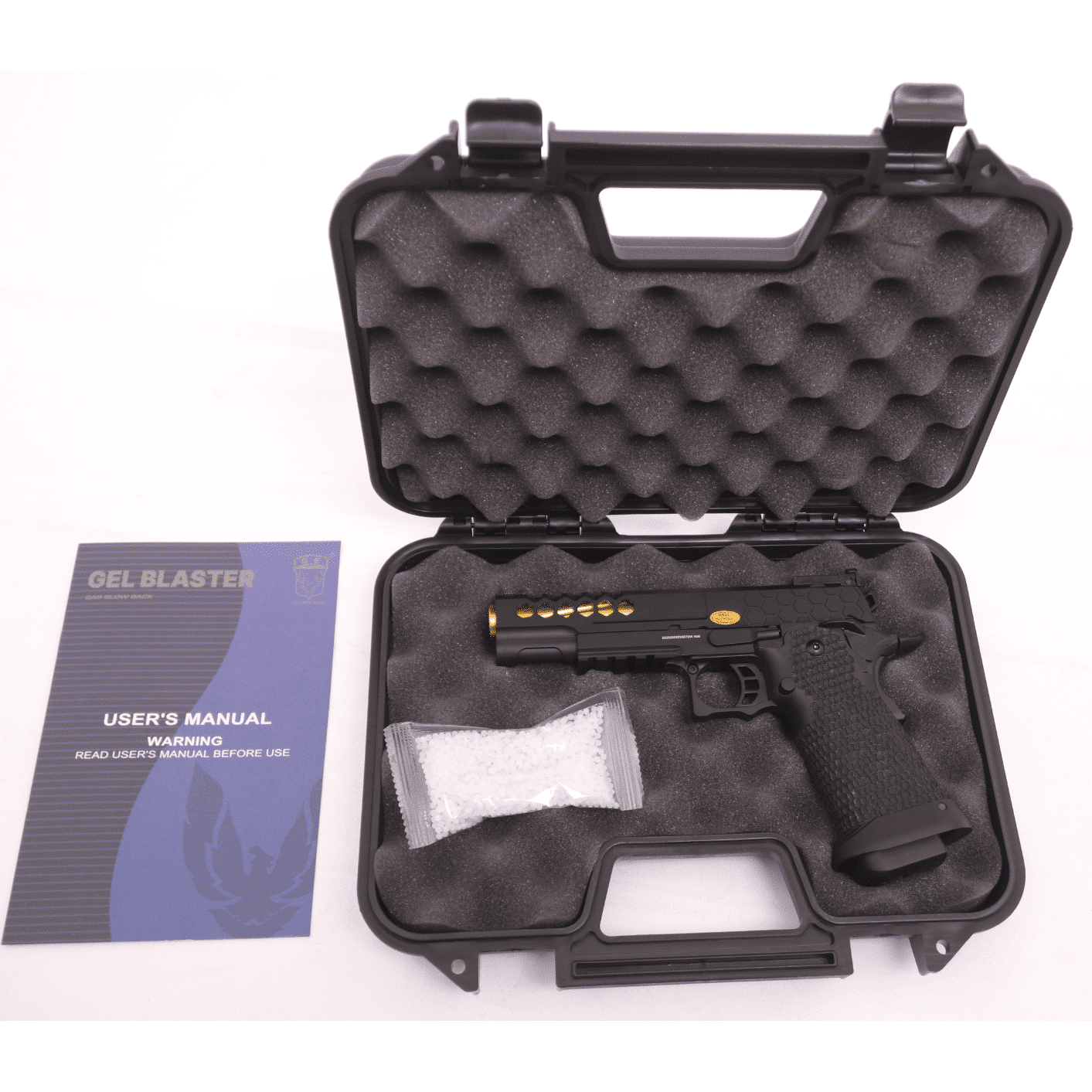 GOLDEN EAGLE 3399 FULL METAL CNC HEX CUT 2011 GEL BLASTER GREEN GAS POWERED Hi-Capa 5.1 VERSION GAS BLOW BACK