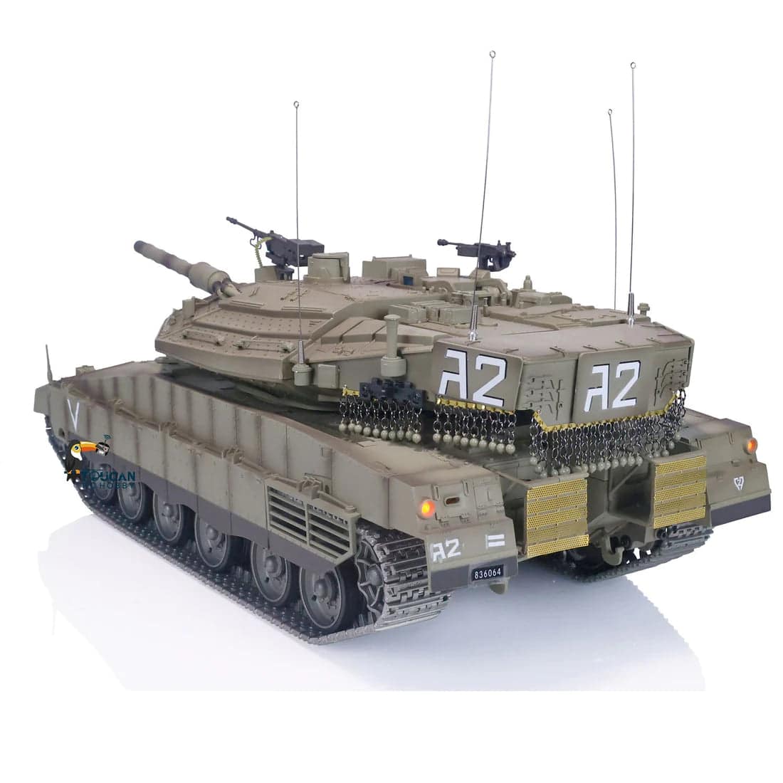 Heng Long New Arrival RC Tank 1/16 TK7.0 3958 -1 IDF Merkava MK IV PRO Edition Metal Gearbox Sprockets Tracks Idlers Road Wheels
