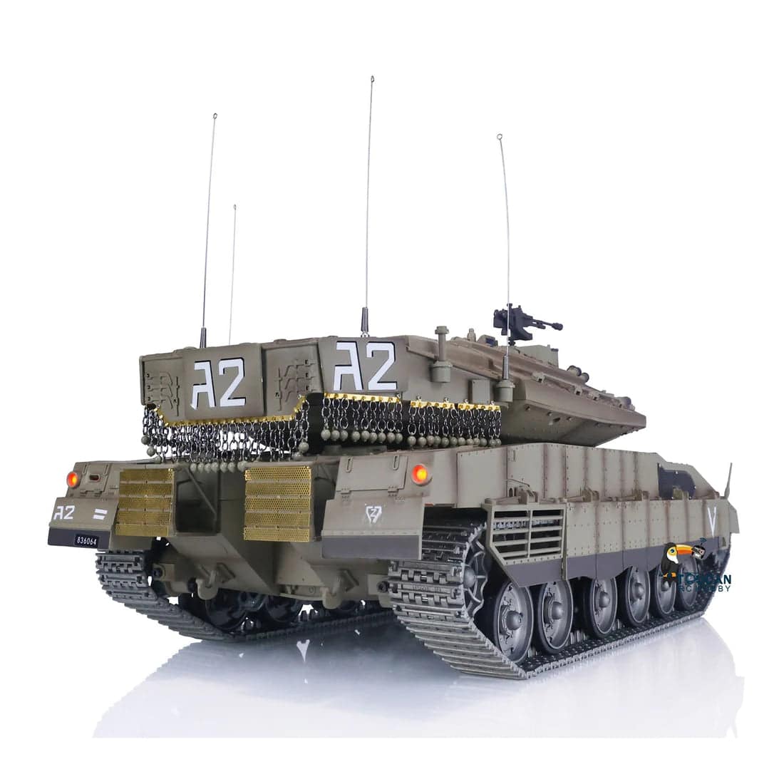 Heng Long New Arrival RC Tank 1/16 TK7.0 3958 -1 IDF Merkava MK IV PRO Edition Metal Gearbox Sprockets Tracks Idlers Road Wheels