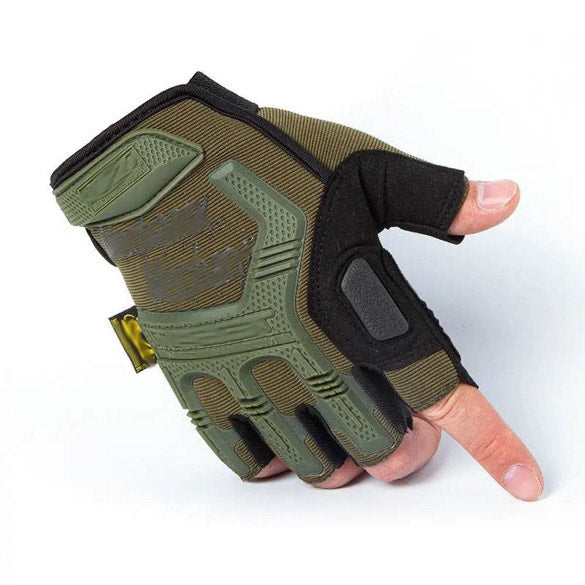 Half Finger Glove – Olive Green ST9063 – Large