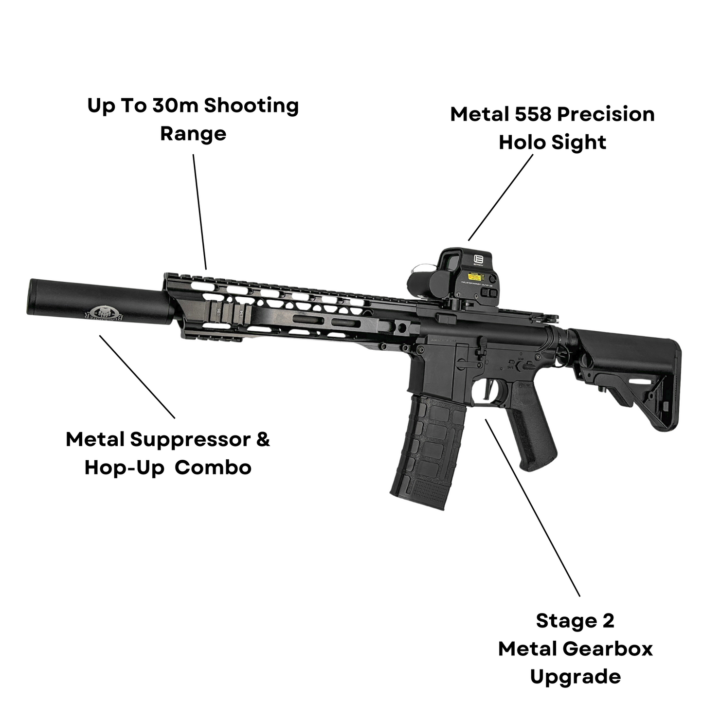 "Hazardous" Comp CGB Custom - Gel Blaster (Metal)