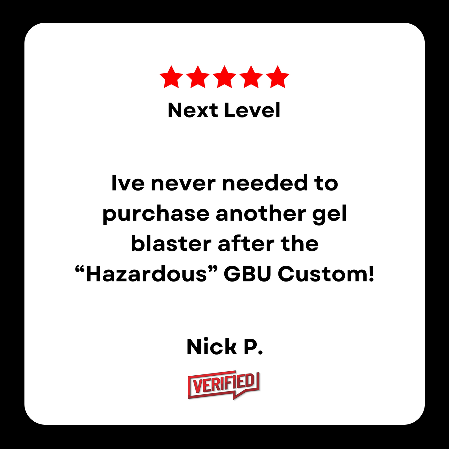 "Hazardous" Comp CGB Custom - Gel Blaster (Metal)
