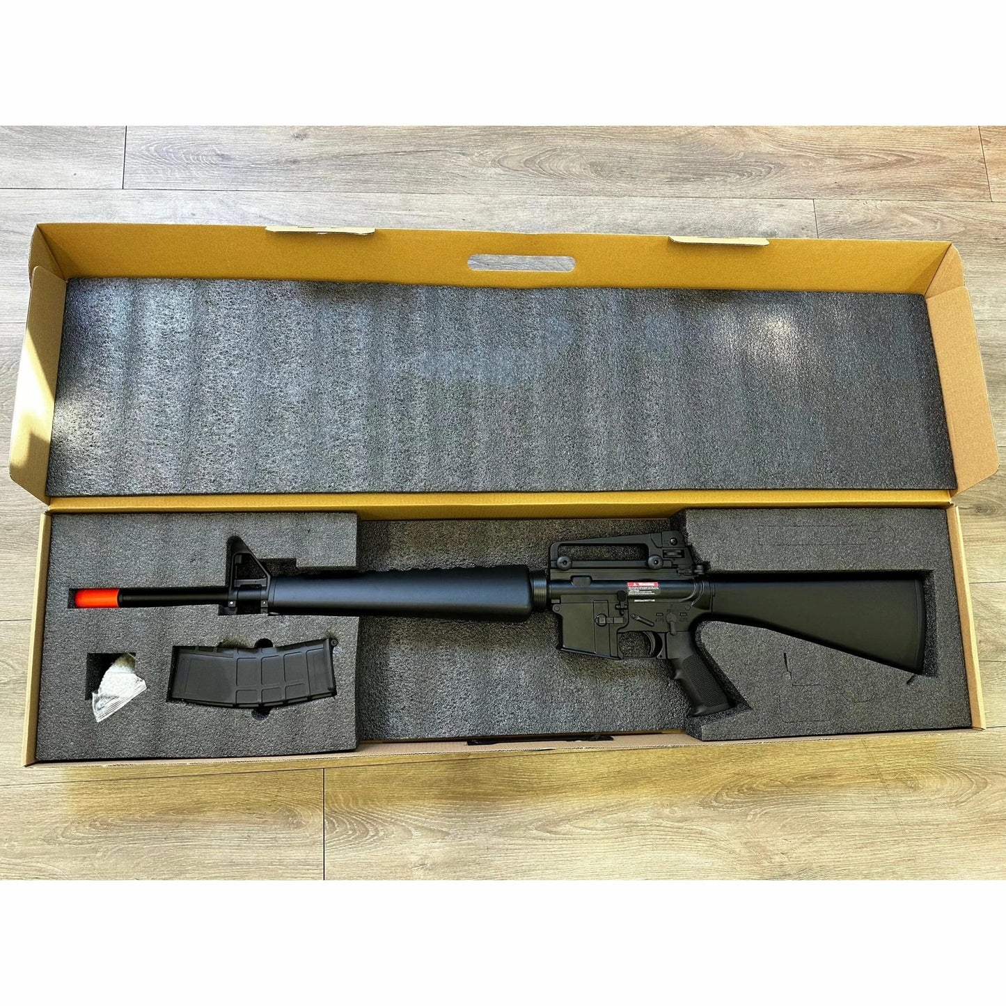 GOLDEN EAGLE MC6618M M16A1 GBBR Metal Gas Powered Gel Blaster