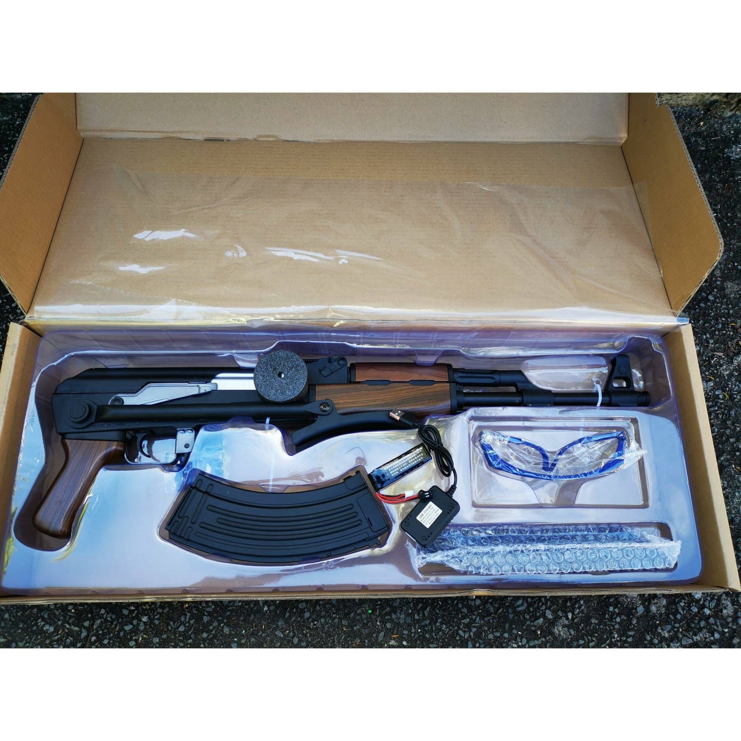 RX AKS-47 V4 GEL BLASTER MAG-FED 11.1V NYLON AND METAL UPGRADED