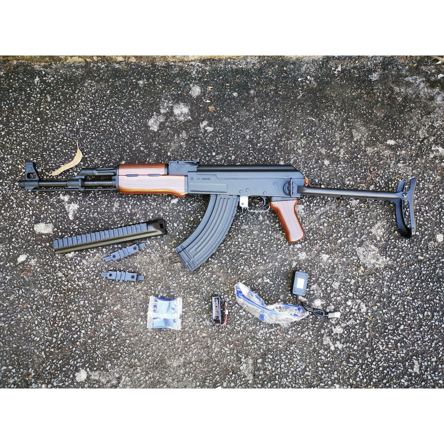 RX AKS-47 V4 GEL BLASTER MAG-FED 11.1V NYLON AND METAL UPGRADED