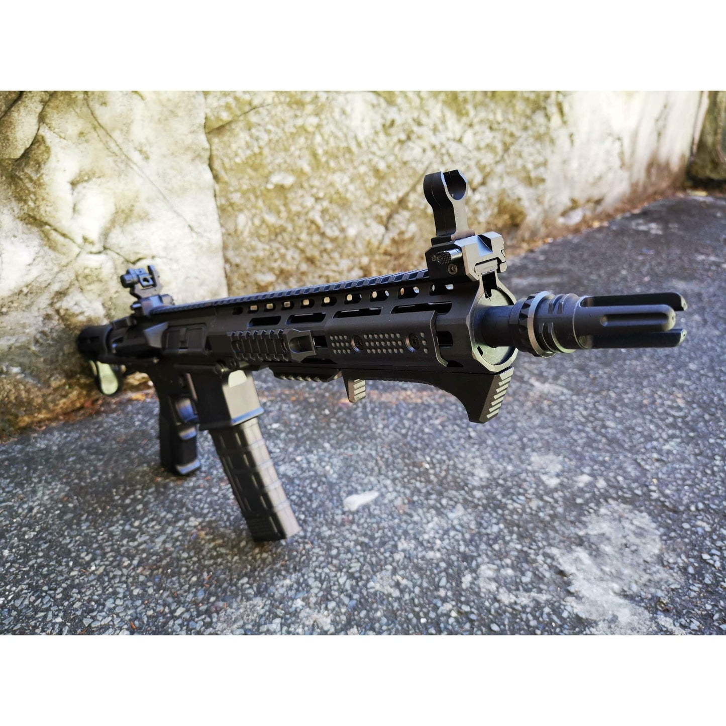 WELL M4 CQB GEL BLASTER UPGRADED METAL GEARBOX ALLOY BARREL NYLON AUS STOCK