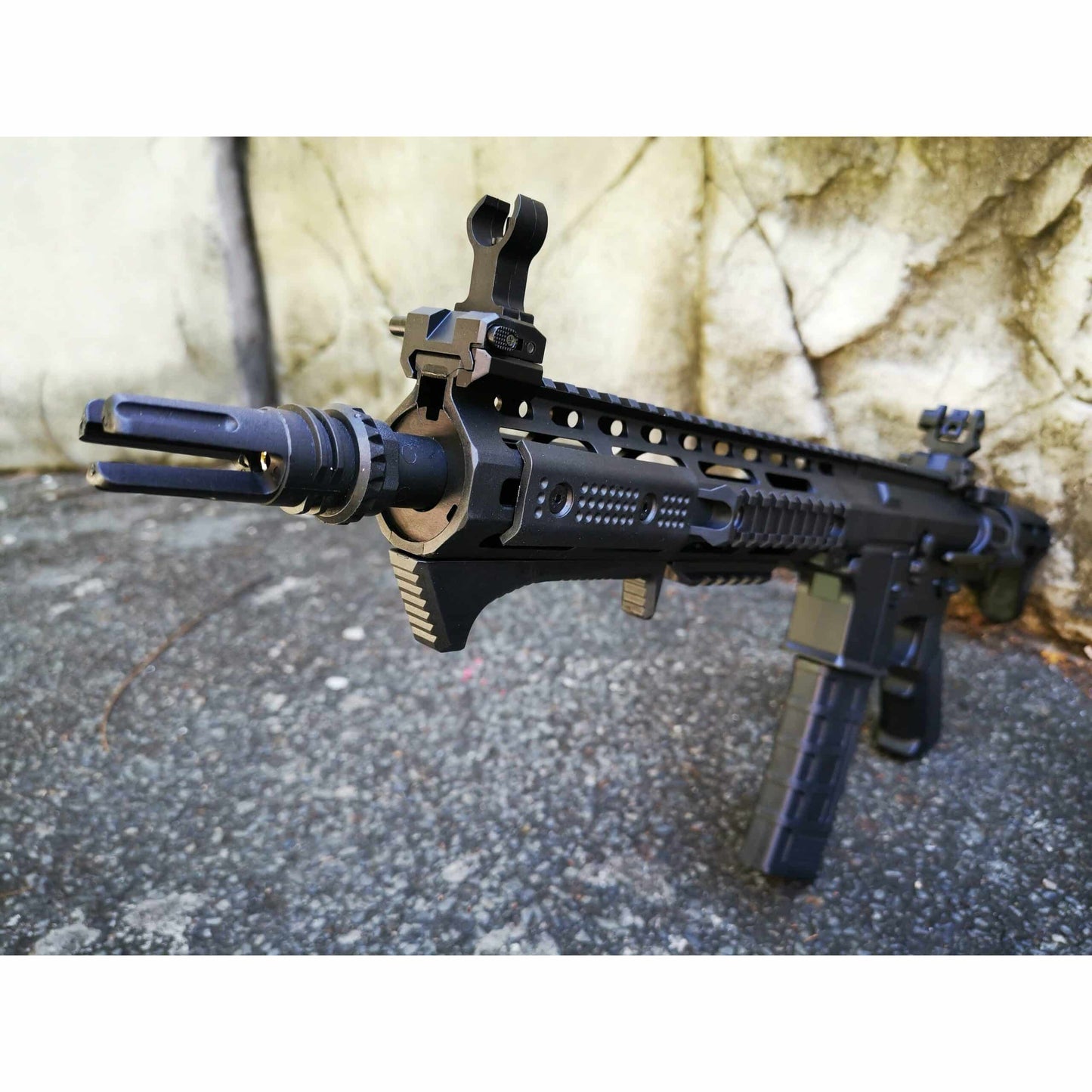 WELL M4 CQB GEL BLASTER UPGRADED METAL GEARBOX ALLOY BARREL NYLON AUS STOCK