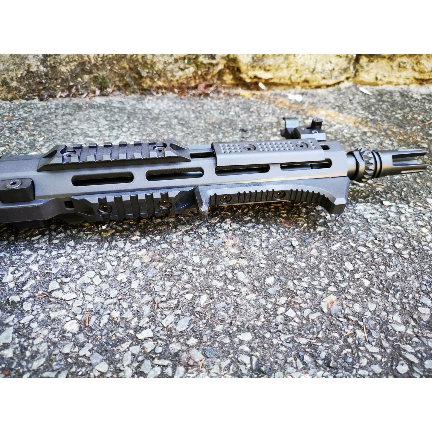 WELL M4 CQB GEL BLASTER UPGRADED METAL GEARBOX ALLOY BARREL NYLON AUS STOCK