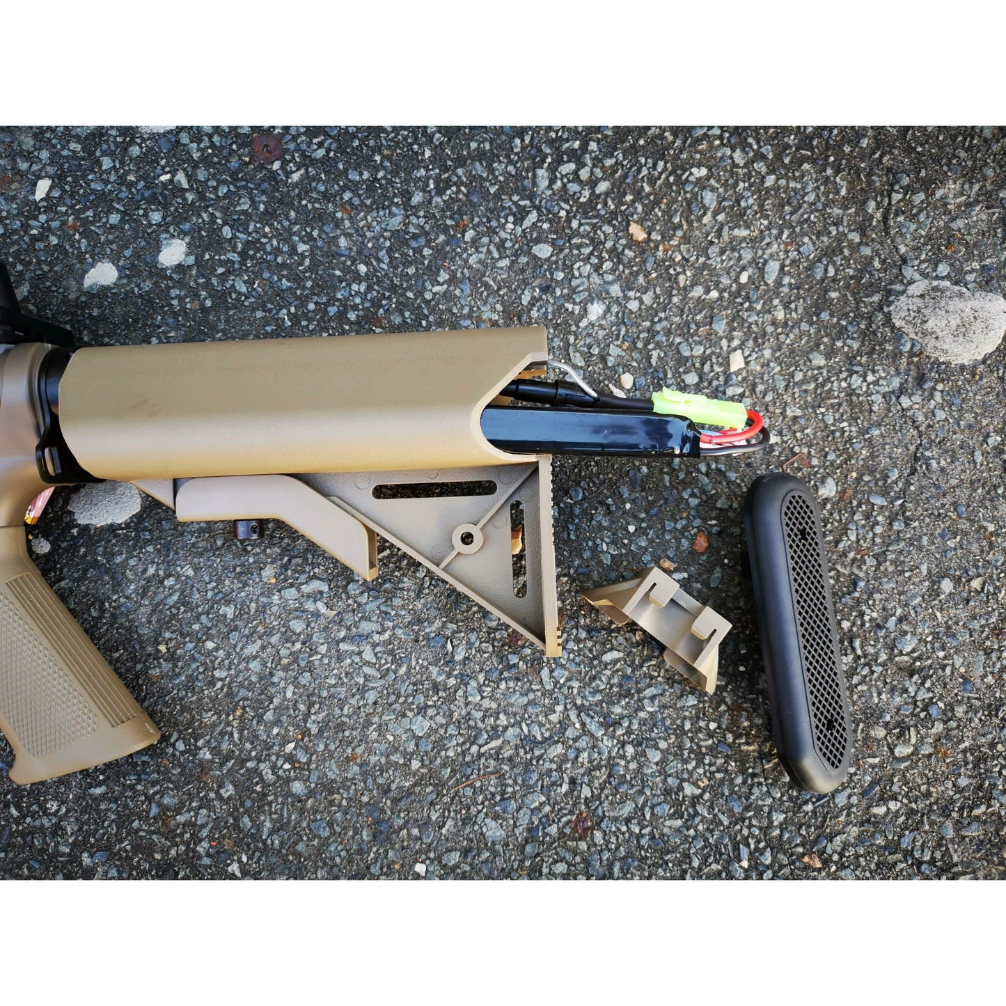 CYMA M4 CQB-R SOPMOD LiPo Ready Metal Gel Blaster AEG Package: Tan