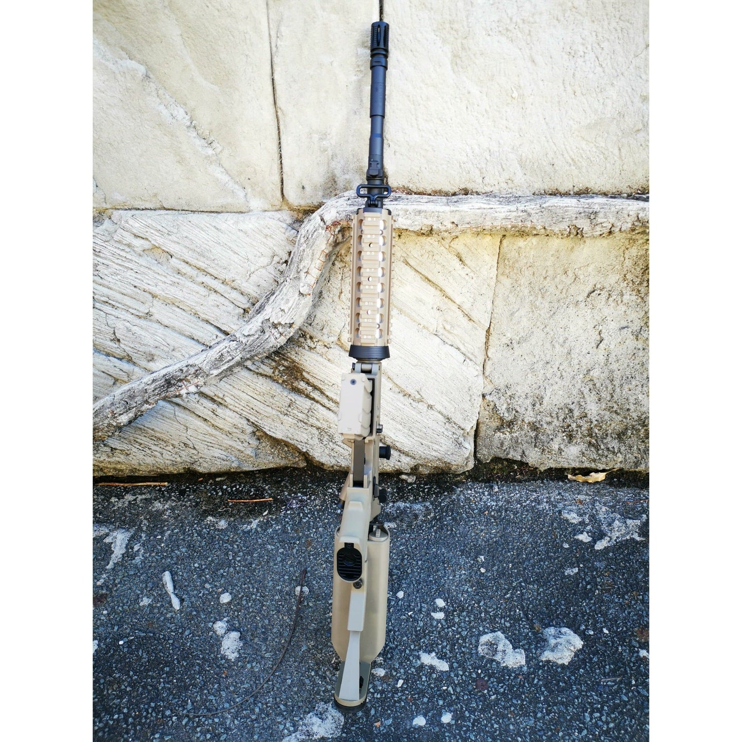 CYMA M4 CQB-R SOPMOD LiPo Ready Metal Gel Blaster AEG Package: Tan