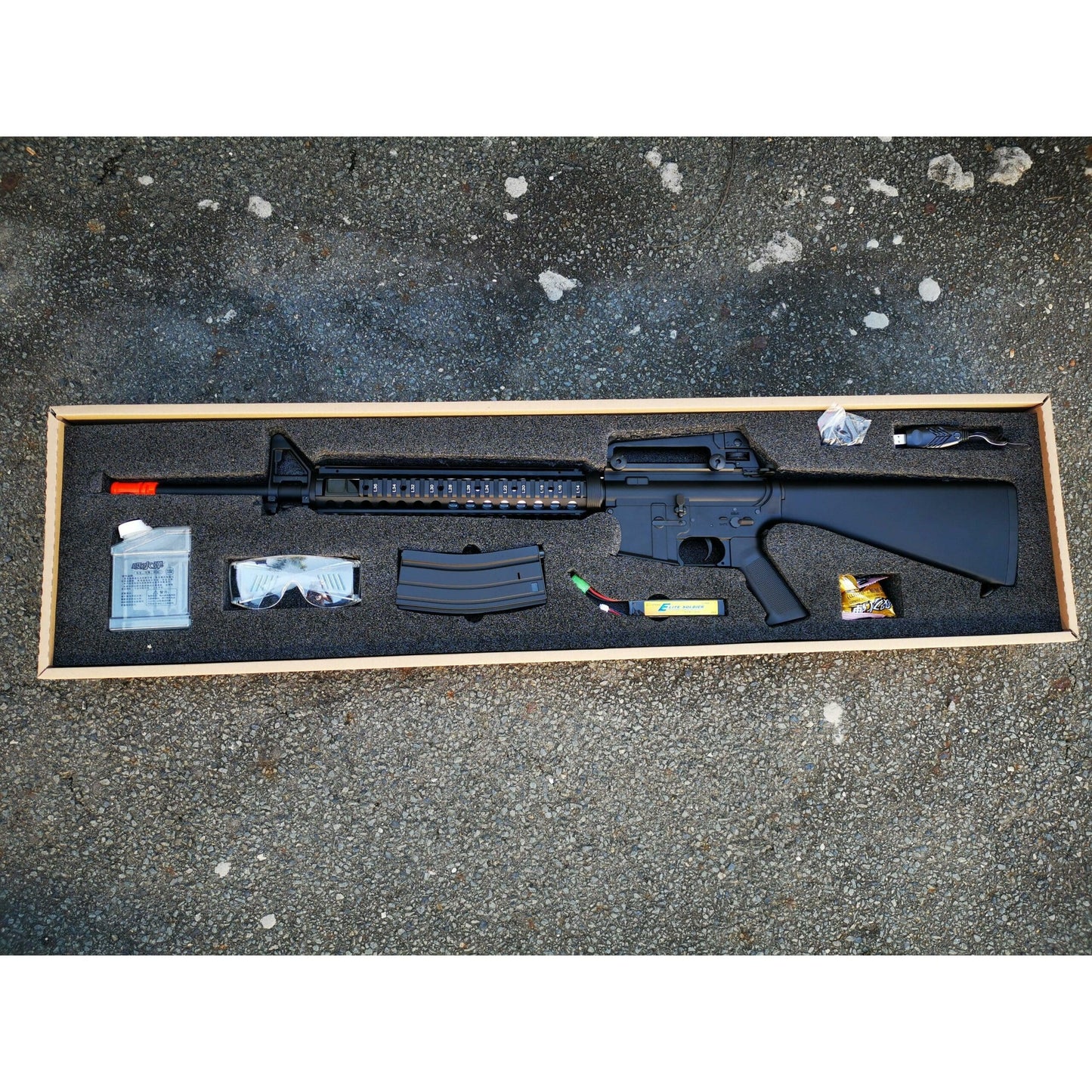 CYMA Sport M16A4 RAS Full Metal Gel Blaster AEG w/ Lipo Ready Gearbox
