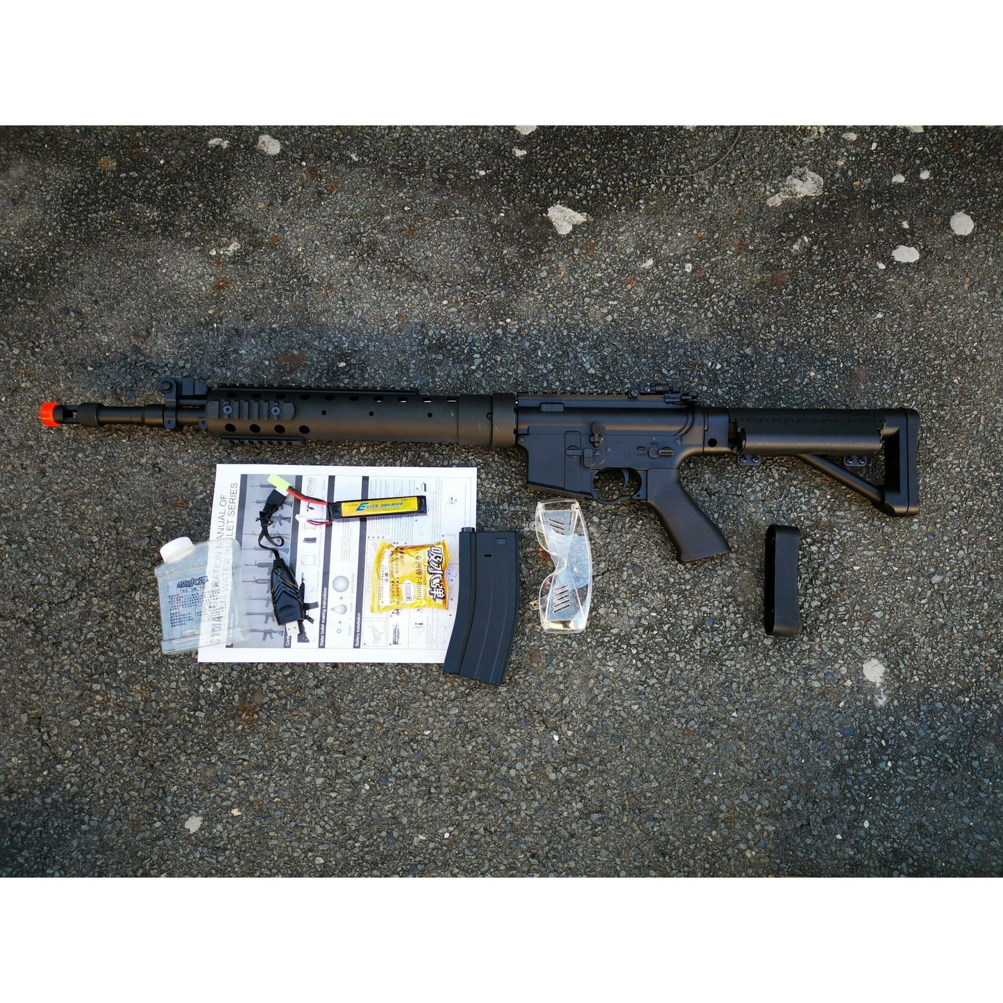 CYMA Sport Full Metal MK12 SPR MOD.0 Gel Blaster w/ Lipo Ready Metal Gearbox