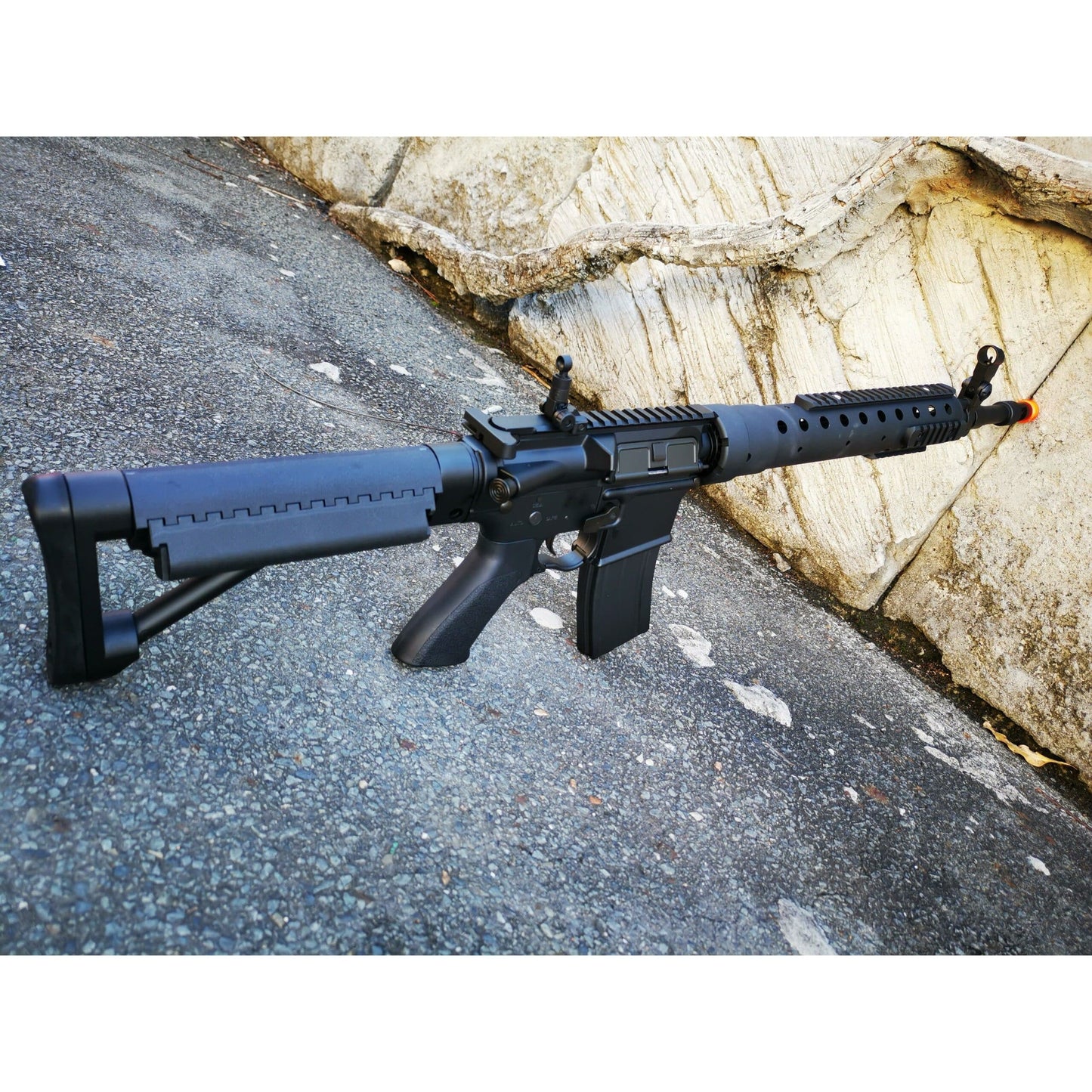 CYMA Sport Full Metal MK12 SPR MOD.0 Gel Blaster w/ Lipo Ready Metal Gearbox