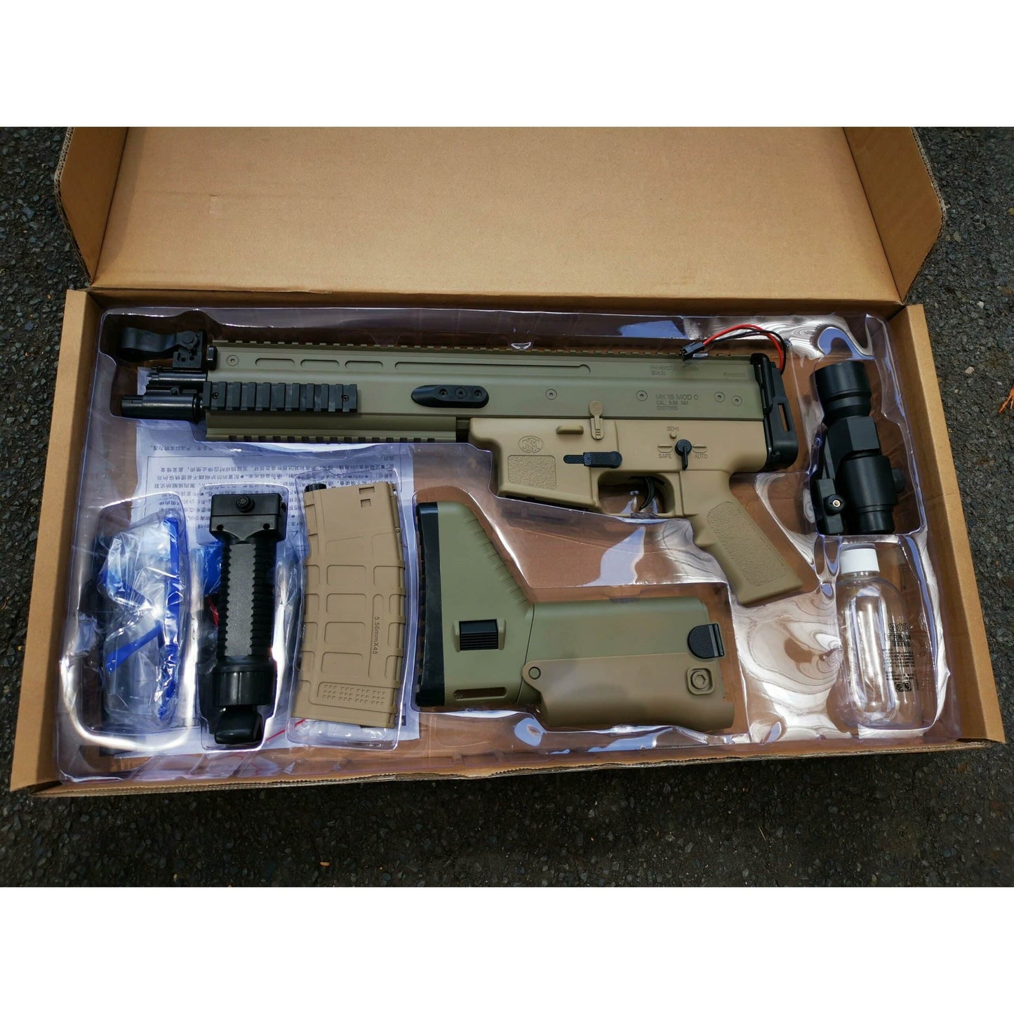 Jinming Gen8 SCAR V2 Gel Blaster with Upgraded Nylon Gearbox