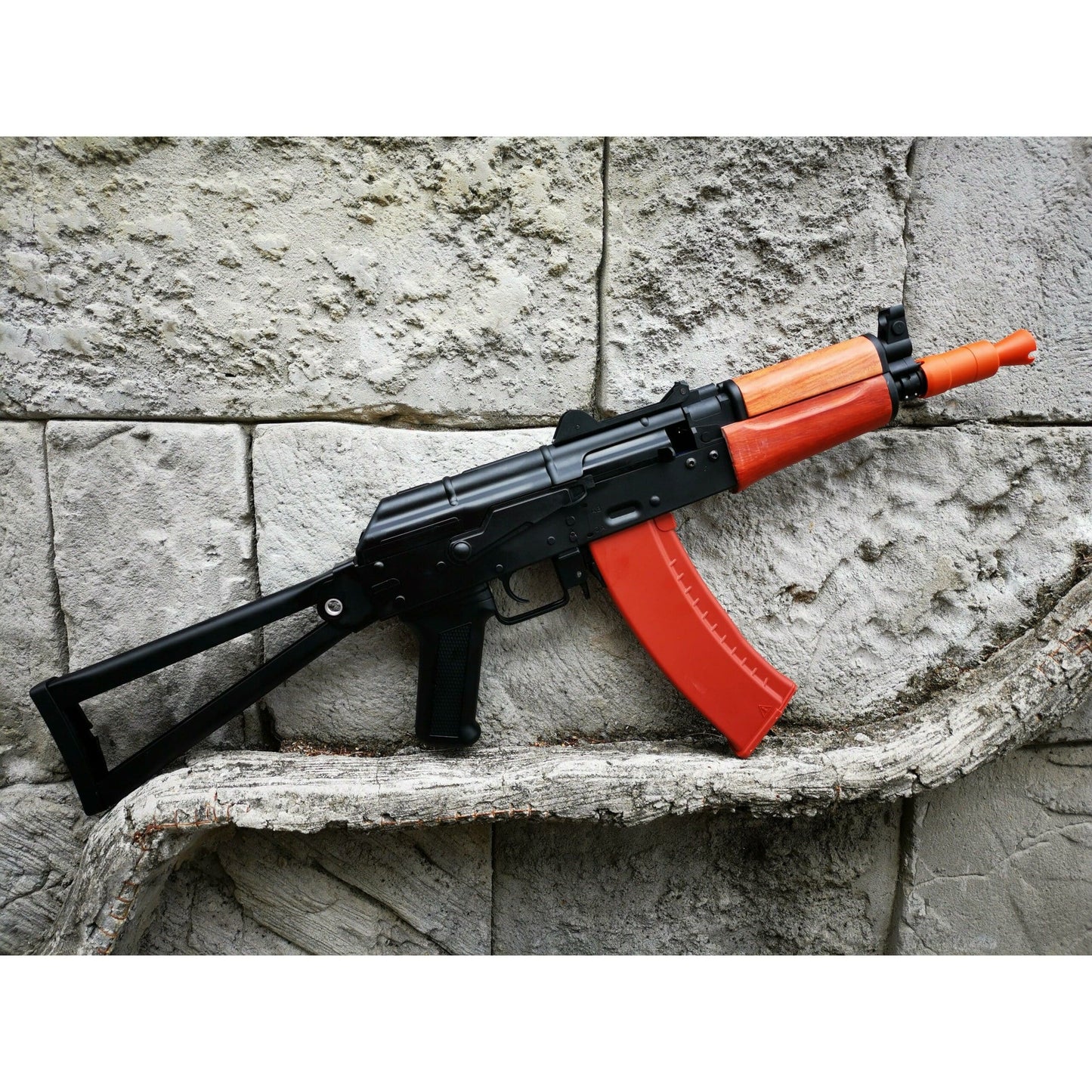 JINMING AK 74U J12 Nylon Gel Blaster With Real Wood Handguard