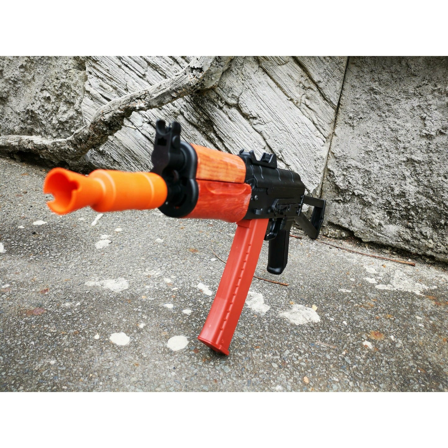 JINMING AK 74U J12 Nylon Gel Blaster With Real Wood Handguard