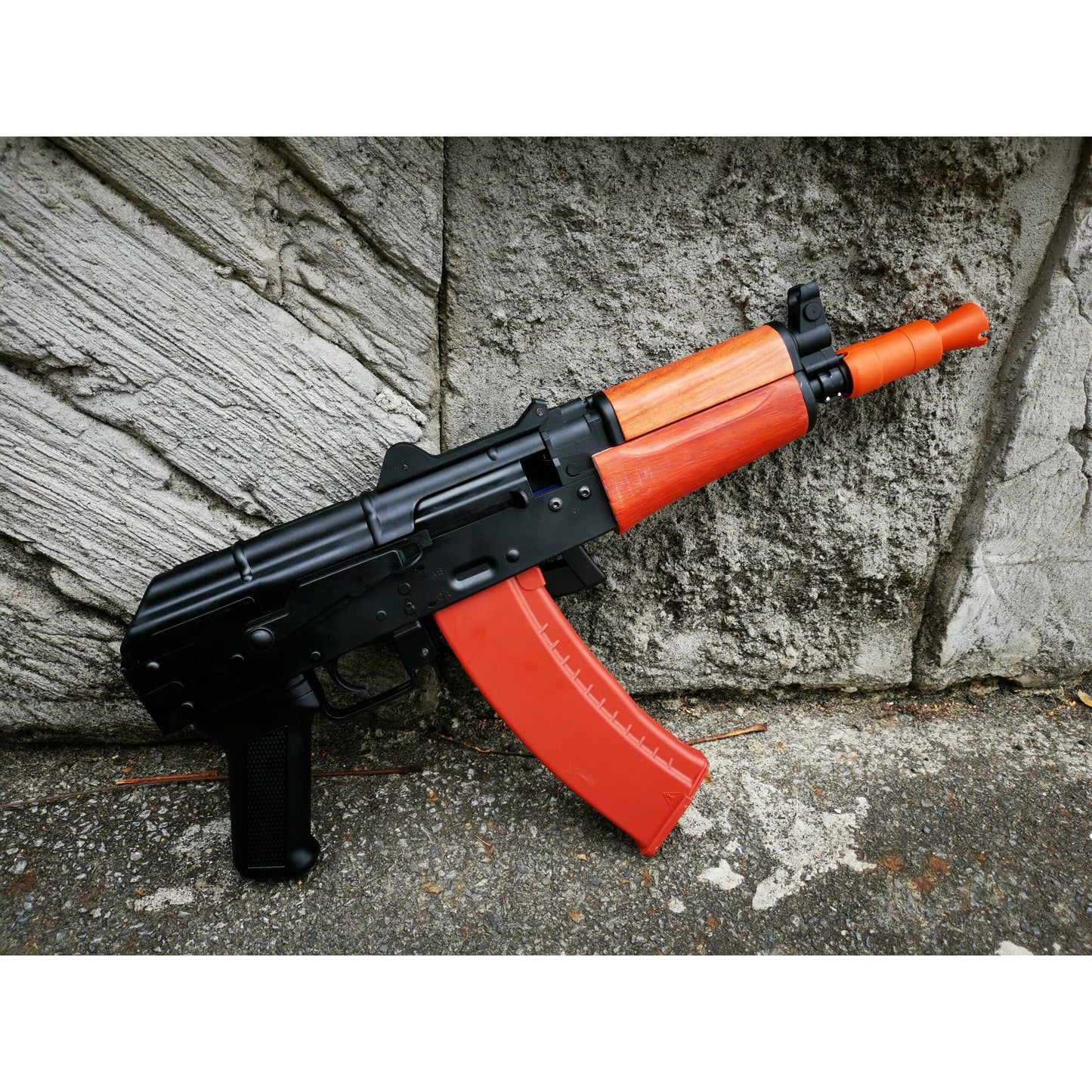 JINMING AK 74U J12 Nylon Gel Blaster With Real Wood Handguard