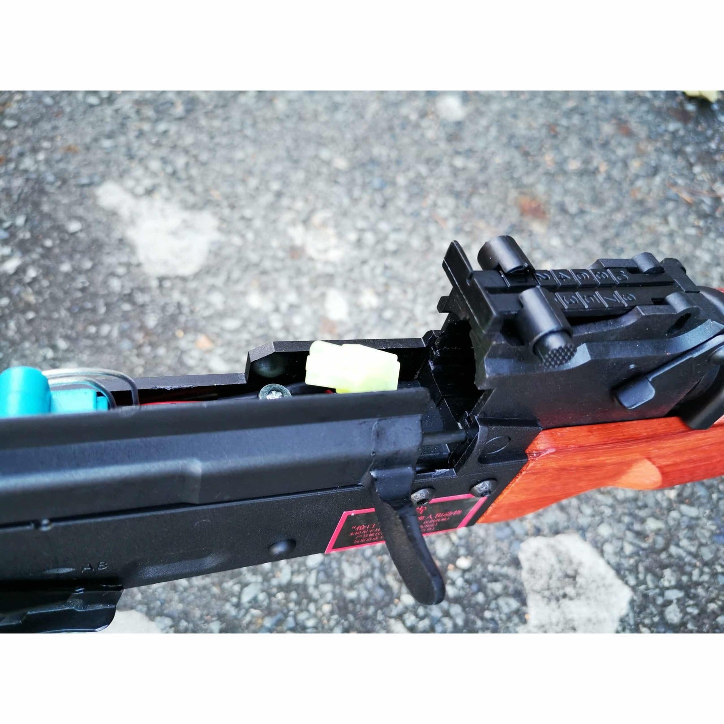 STS AK74M GEL BLASTER WITH REAL WOOD HANDGUARD