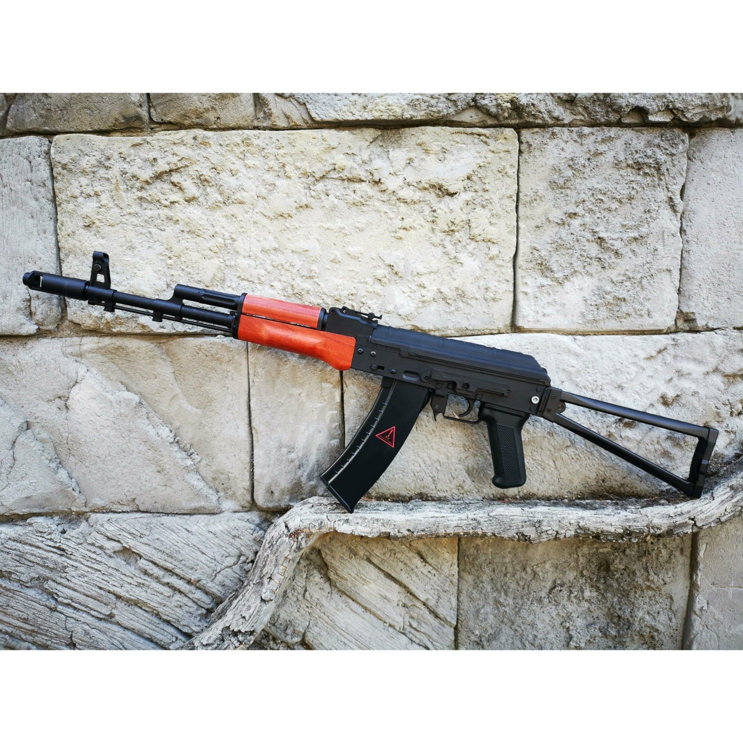 STS AK74M GEL BLASTER WITH REAL WOOD HANDGUARD
