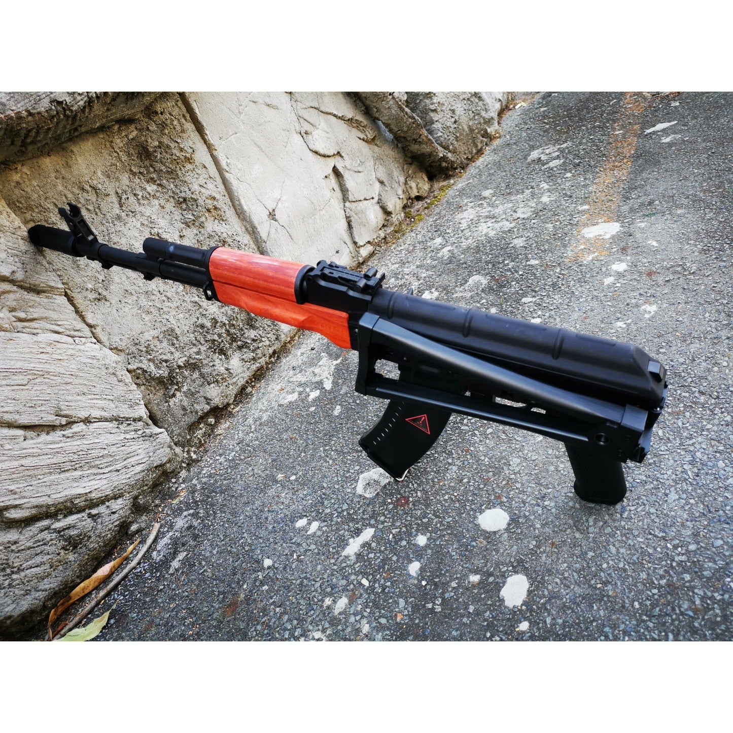 STS AK74M GEL BLASTER WITH REAL WOOD HANDGUARD