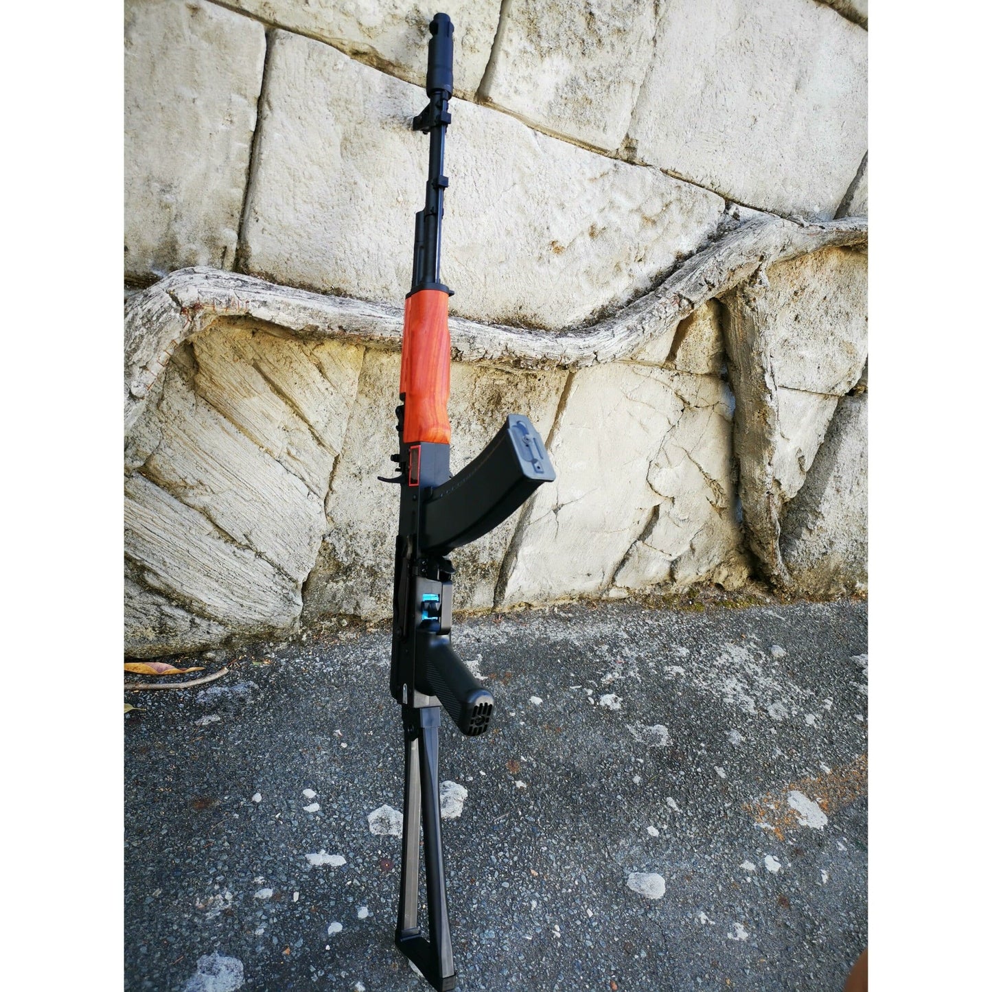 STS AK74M GEL BLASTER WITH REAL WOOD HANDGUARD