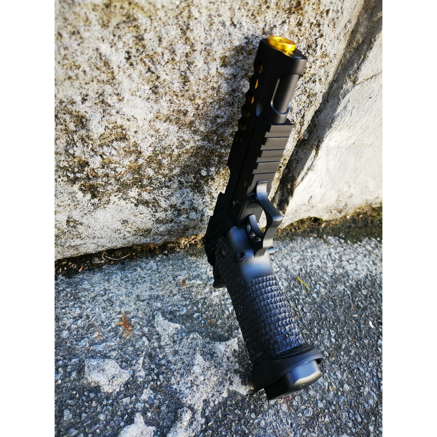 GOLDEN EAGLE 3399 FULL METAL CNC HEX CUT 2011 GEL BLASTER GREEN GAS POWERED Hi-Capa 5.1 VERSION GAS BLOW BACK