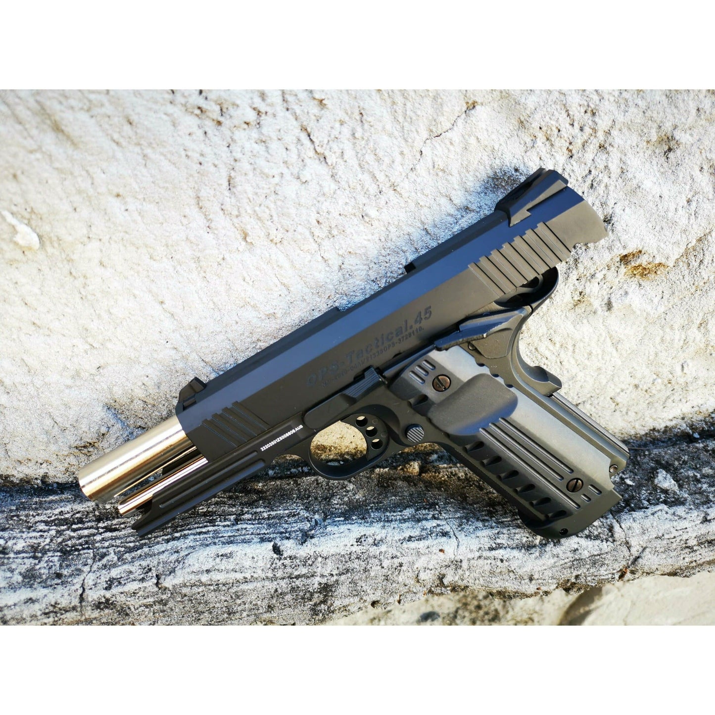 GOLDEN EAGLE 3322 OPS Tactical .45 Full Metal Gel Blaster GAS/CO2 POWERED Hi-Capa 4.3 VERSION GAS BLOWBACK