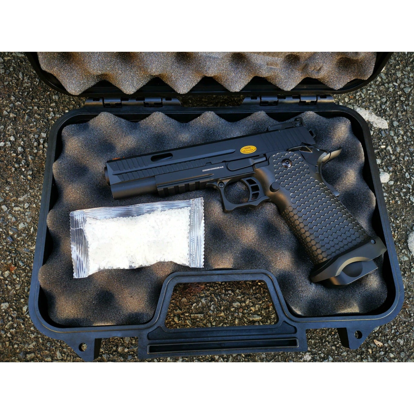 GOLDEN EAGLE 3331 Hi-Capa 5.1 GEL BLASTER GREEN GAS POWERED BLOWBACK CUSTOM G31 NEW GEN