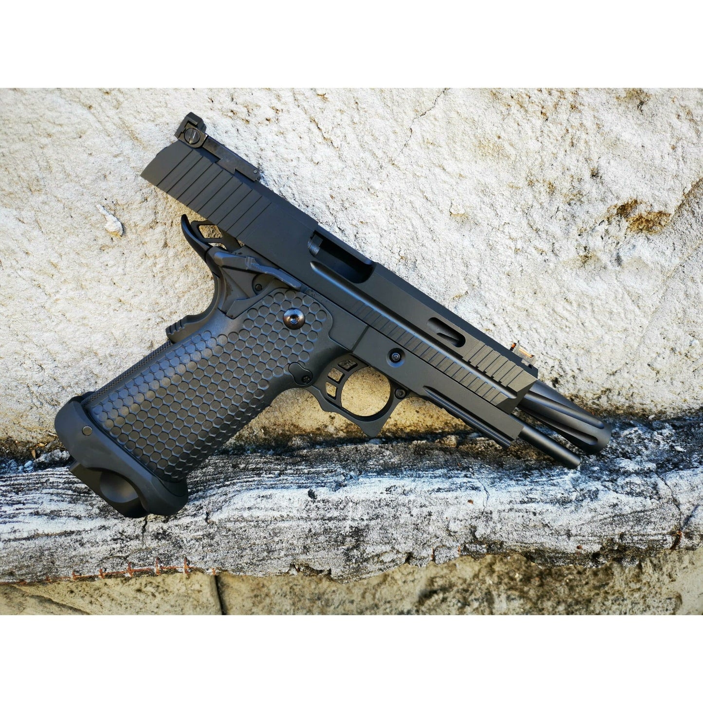 GOLDEN EAGLE 3331 Hi-Capa 5.1 GEL BLASTER GREEN GAS POWERED BLOWBACK CUSTOM G31 NEW GEN