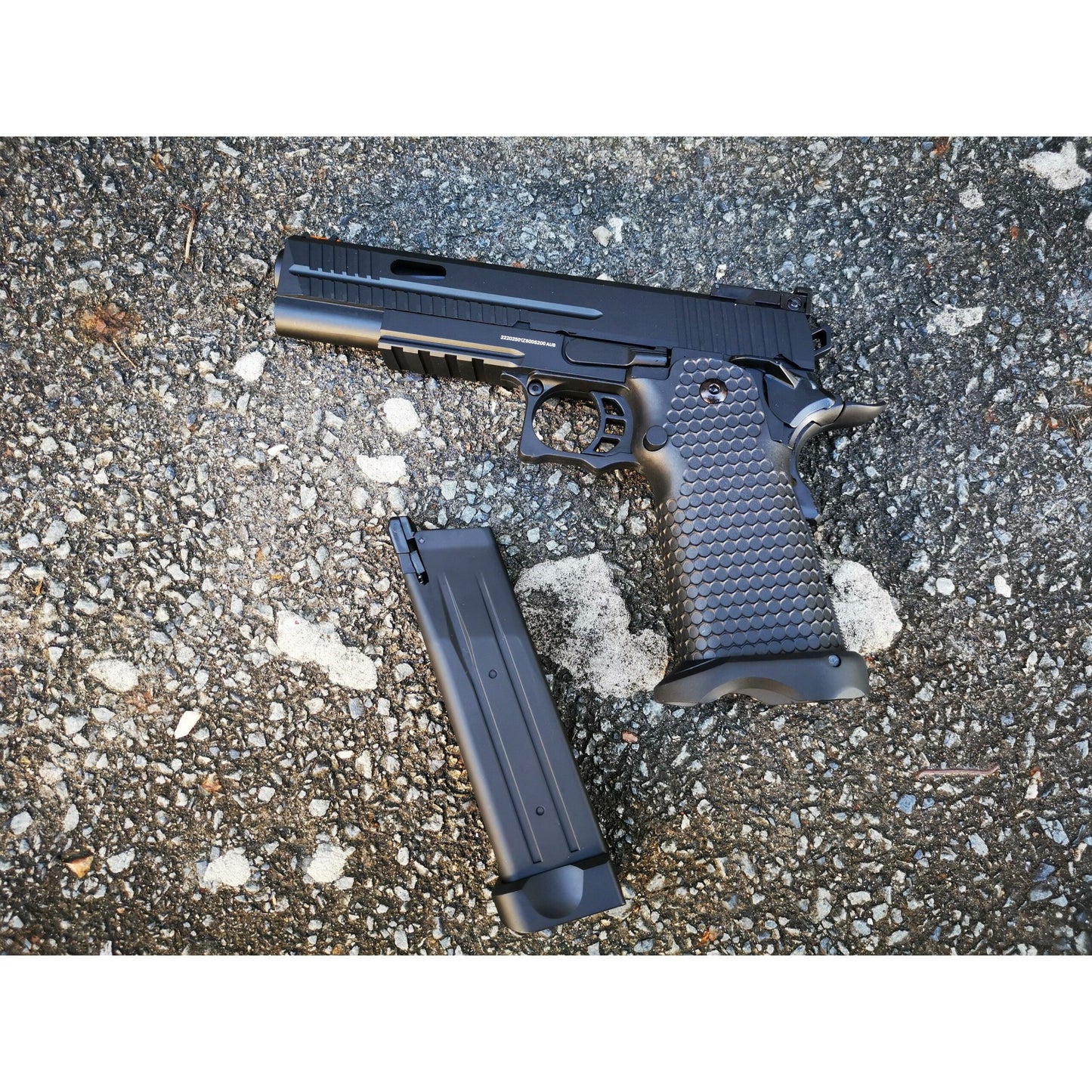 GOLDEN EAGLE 3331 Hi-Capa 5.1 GEL BLASTER GREEN GAS POWERED BLOWBACK CUSTOM G31 NEW GEN