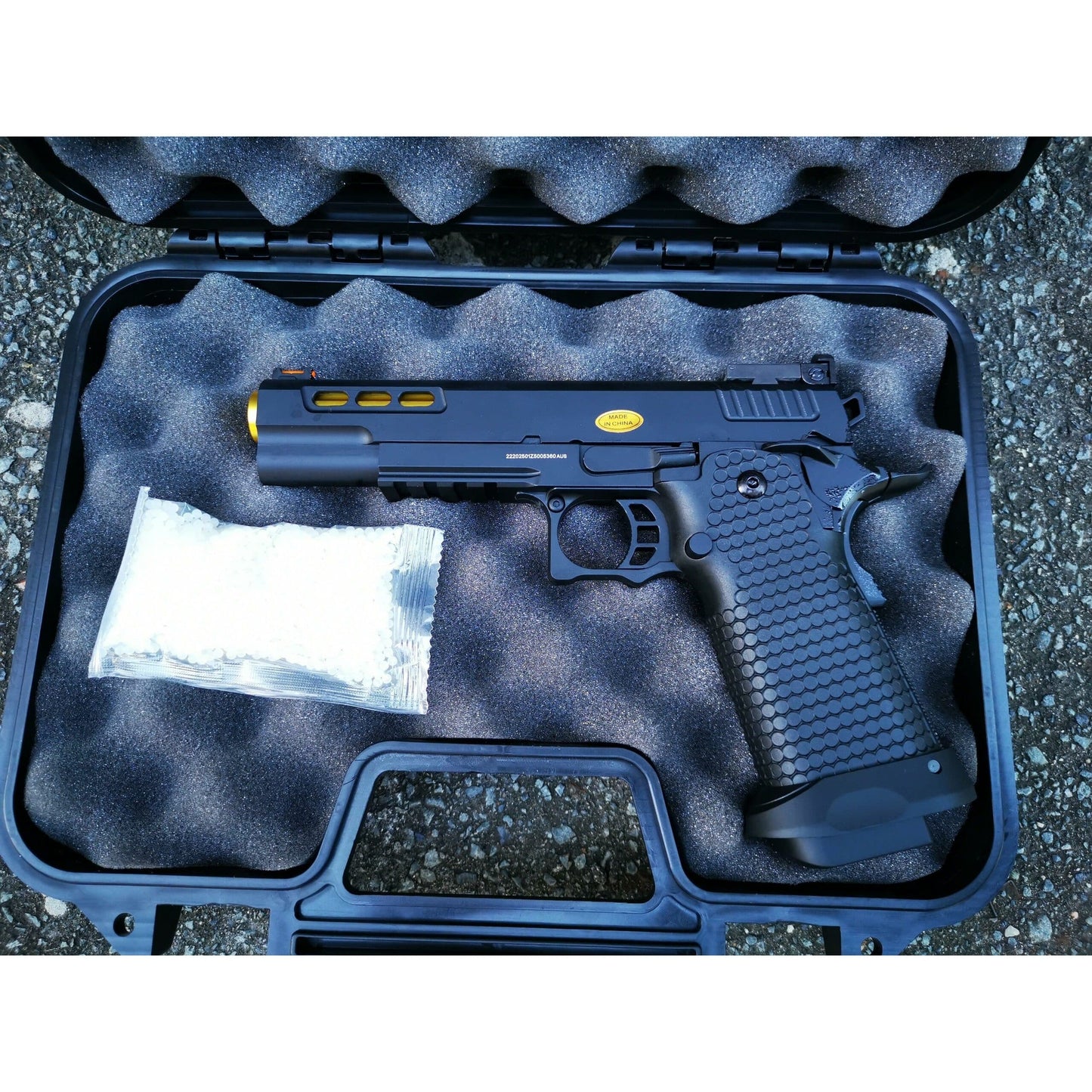 GOLDEN EAGLE 3332 Hi-Capa 5.1 GEL BLASTER GAS/CO2 POWERED BLOWBACK CUSTOM G32 NEW GEN