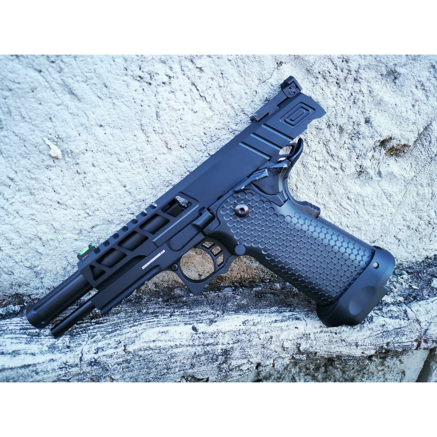 GOLDEN EAGLE 3341 Hi-Capa 5.1 GEL BLASTER GREEN GAS POWERED BLOWBACK CUSTOM NEW GEN