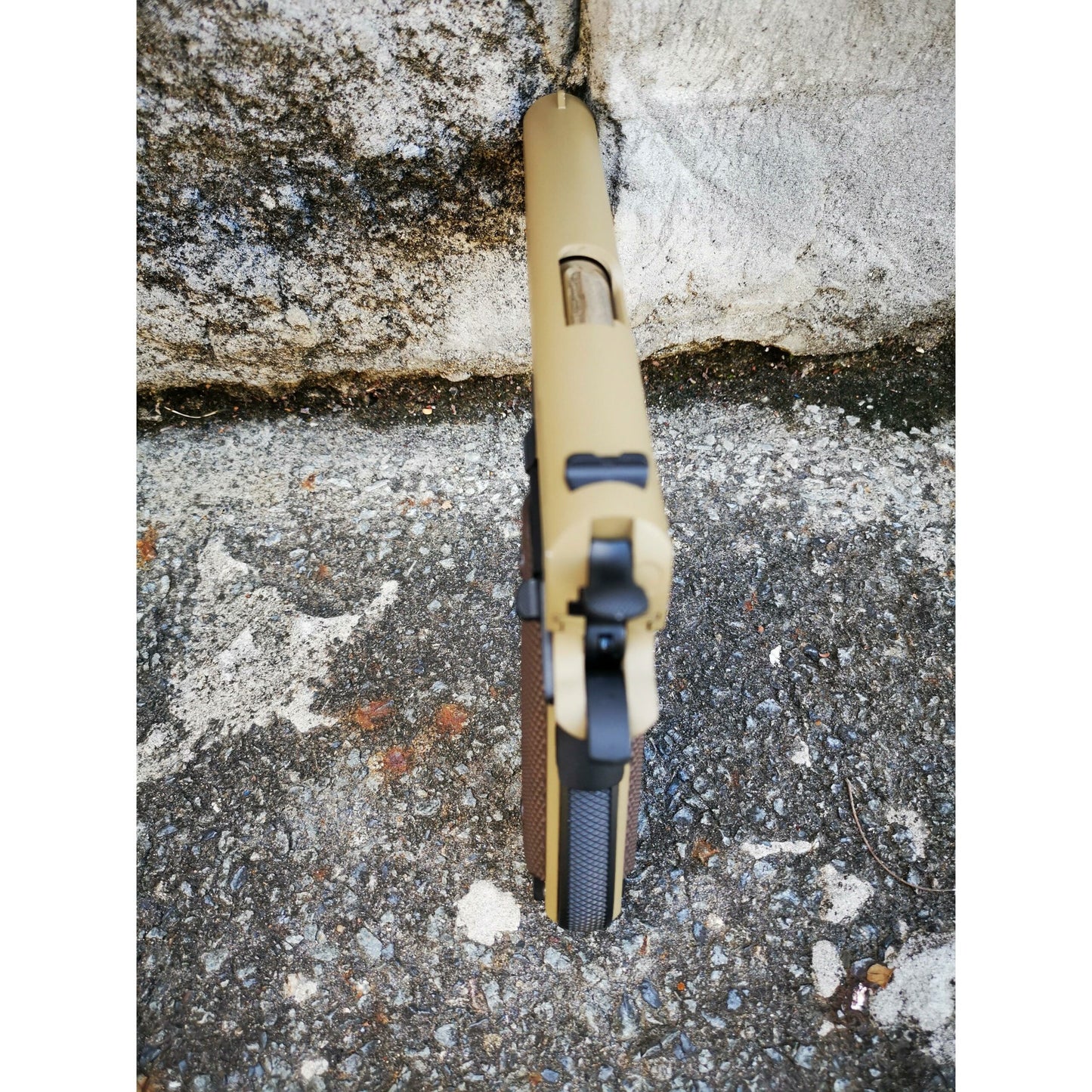 GOLDEN EAGLE 3306T GM1911 GEL BLASTER CO2 POWERED Hi-Capa 4.3 VERSION GAS BLOWBACK Colour: Tan