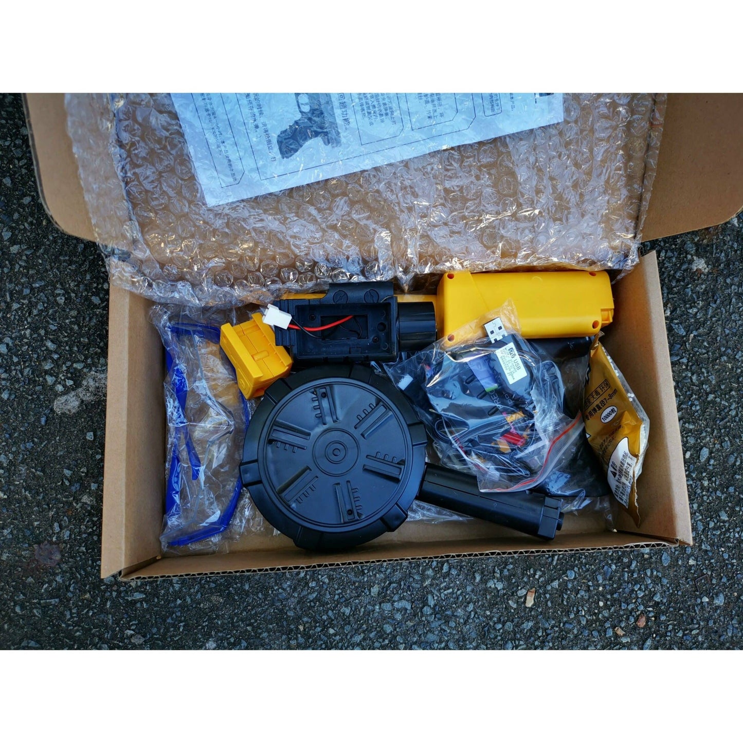 JINMING X2 GLOCK 18 Pistol Gel Blaster With Stick Mag And Drum Mag