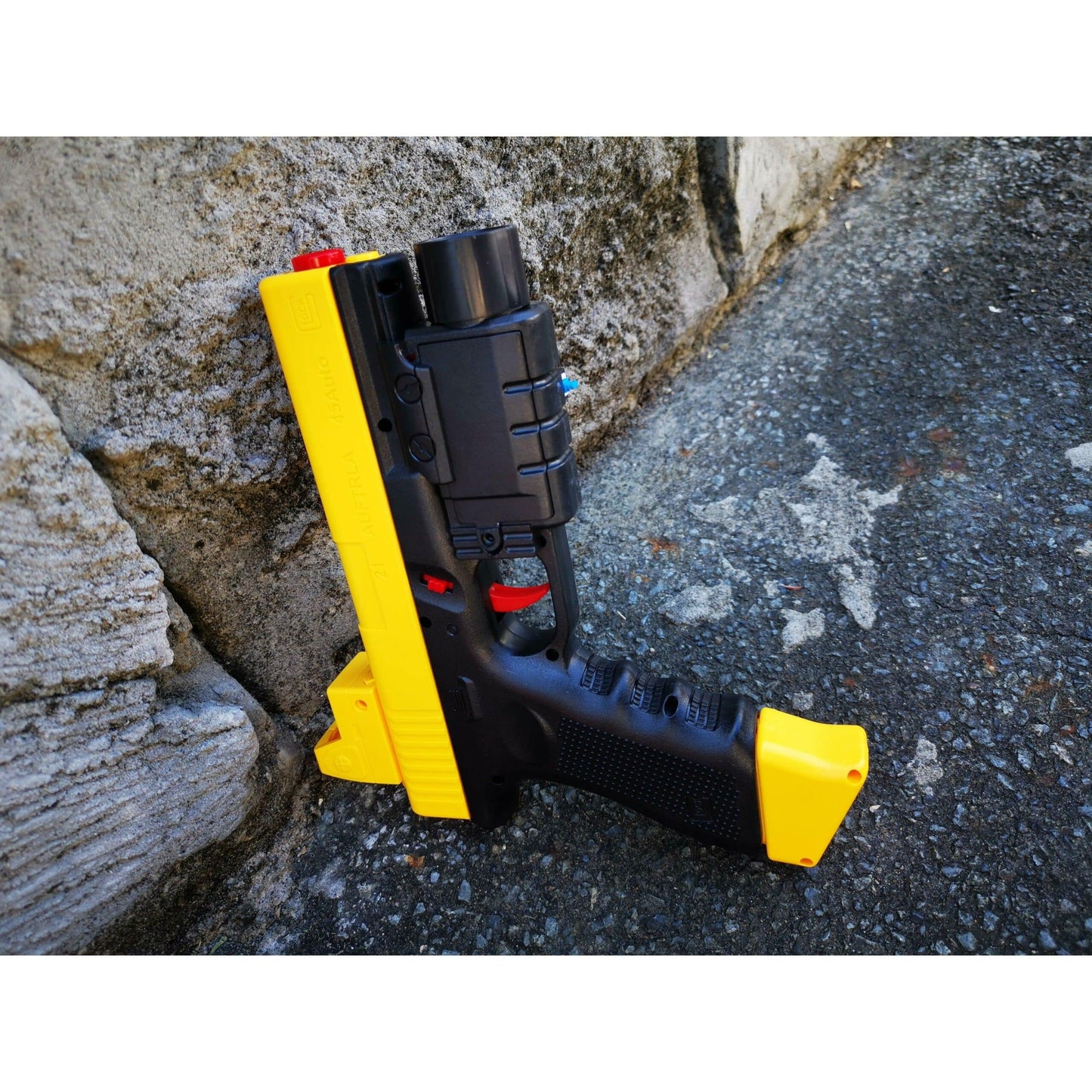 JINMING X2 GLOCK 18 Pistol Gel Blaster With Stick Mag And Drum Mag