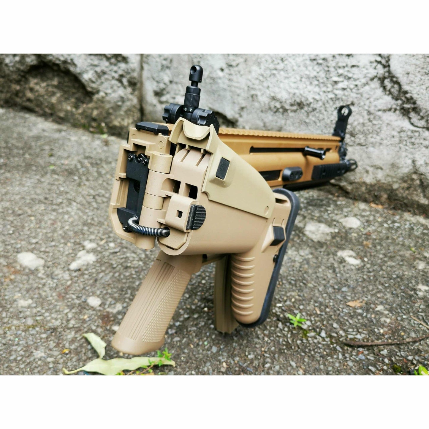 SCAR-H Metal Gel blaster AEG Tan