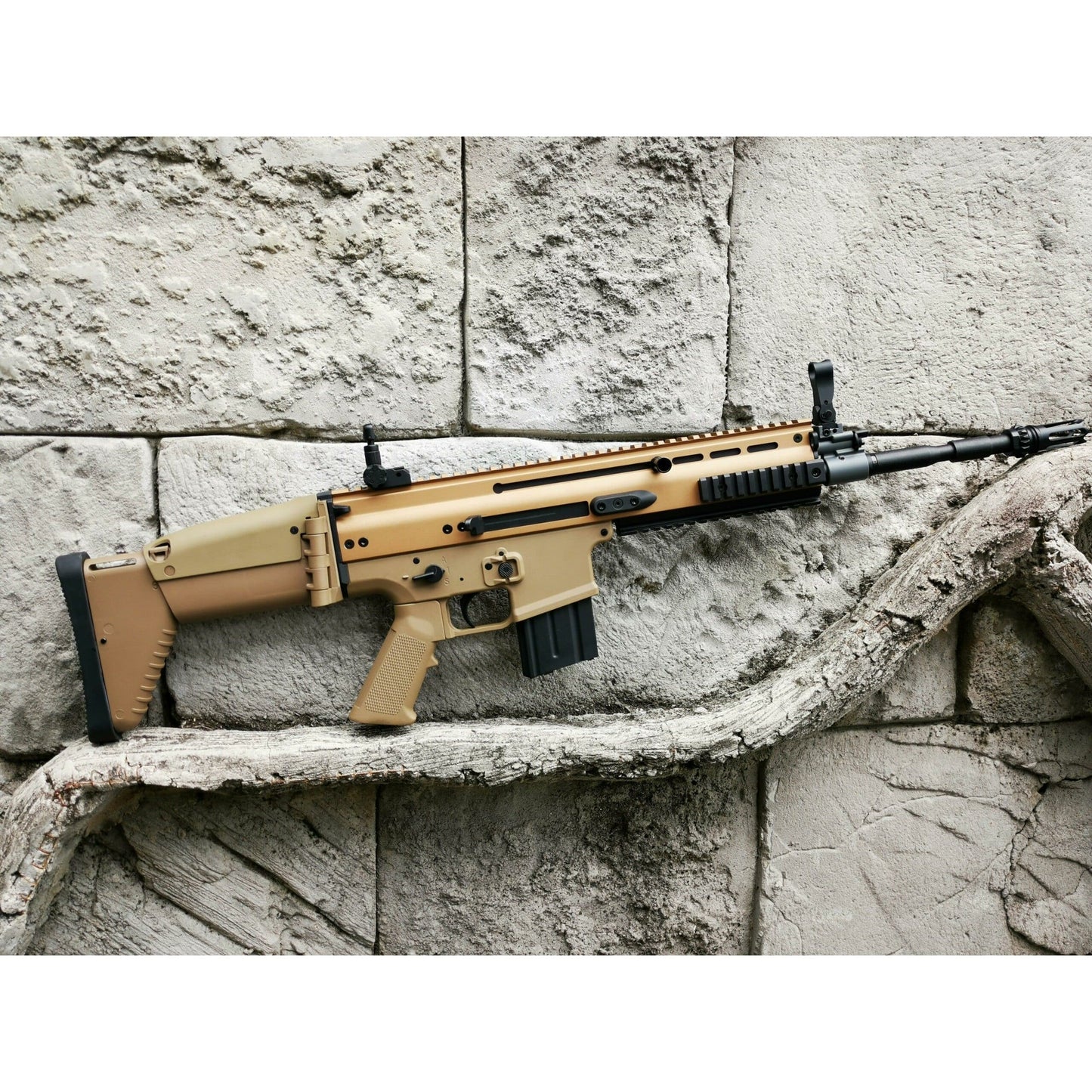 SCAR-H Metal Gel blaster AEG Tan