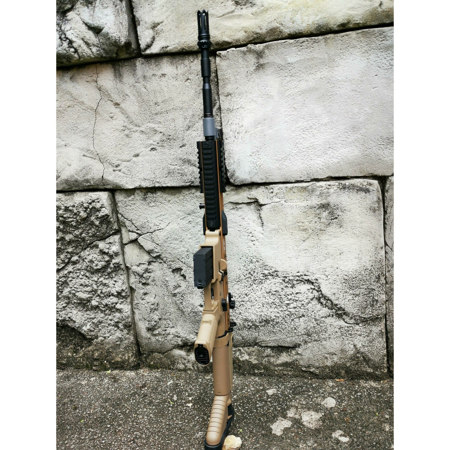 SCAR-H Metal Gel blaster AEG Tan