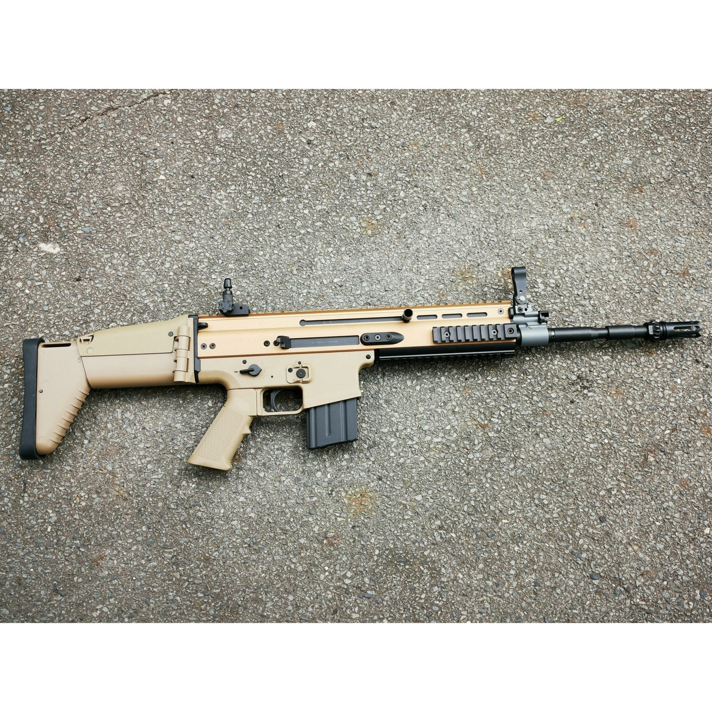 SCAR-H Metal Gel blaster AEG Tan